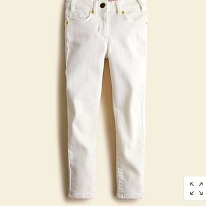 J Crew Crewcuts white stretch jeans size 10